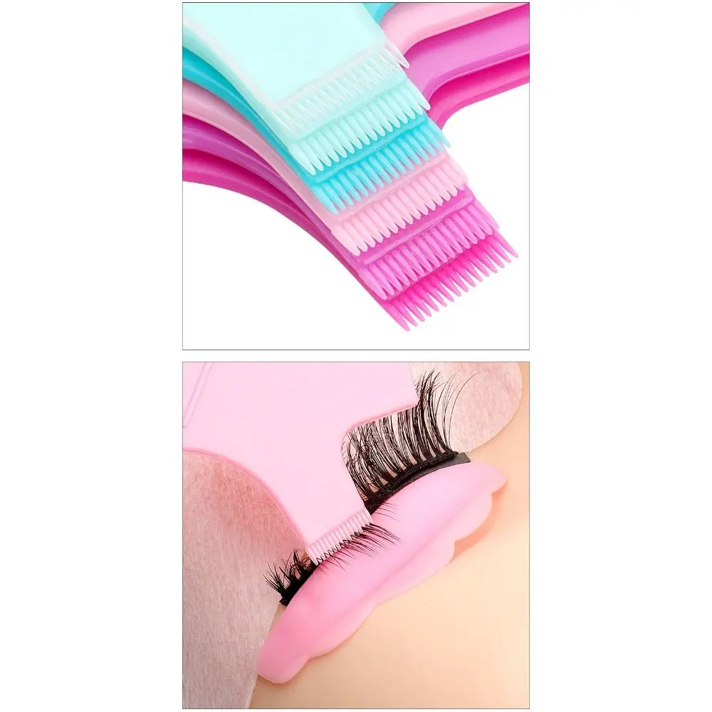 

10PCS Reusable Soft Plastic Eye Lash Lift 8 Colors Y Shape Eyelashes Curler Eye Lash Brush Mascara Tool