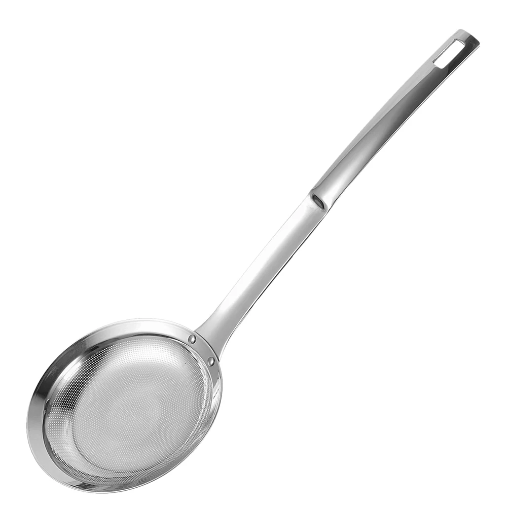 

Stainless Steel Fried Hot Pot Spoons Cooking Oil Filter Strainer Grease Skimmer Separator Fat for Fryer Scoop