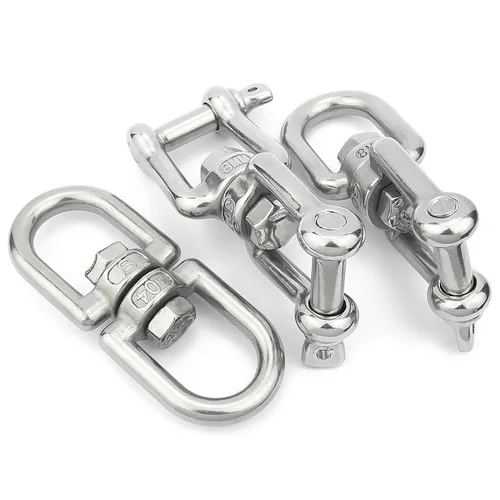 Imagen 2 del producto Conector de anillo de gancho de ojo giratorio de doble extremo de acero inoxidable 304 para silla colgante, columpio, bolsa de arena, hamaca de Yoga colgante