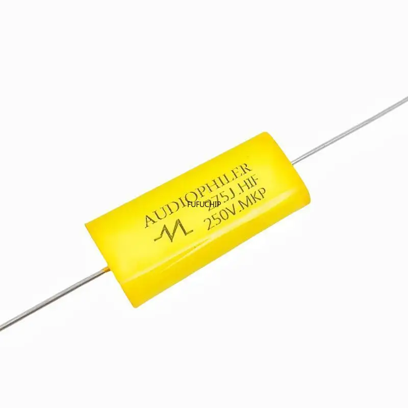 1Pcs Audio Capacitor MKP Frequency Divider Crossover HIFI Fever Electrolytic Capacitors Non-Polarity 250V 1UF 1.5UF 1.8UF 2.2UF