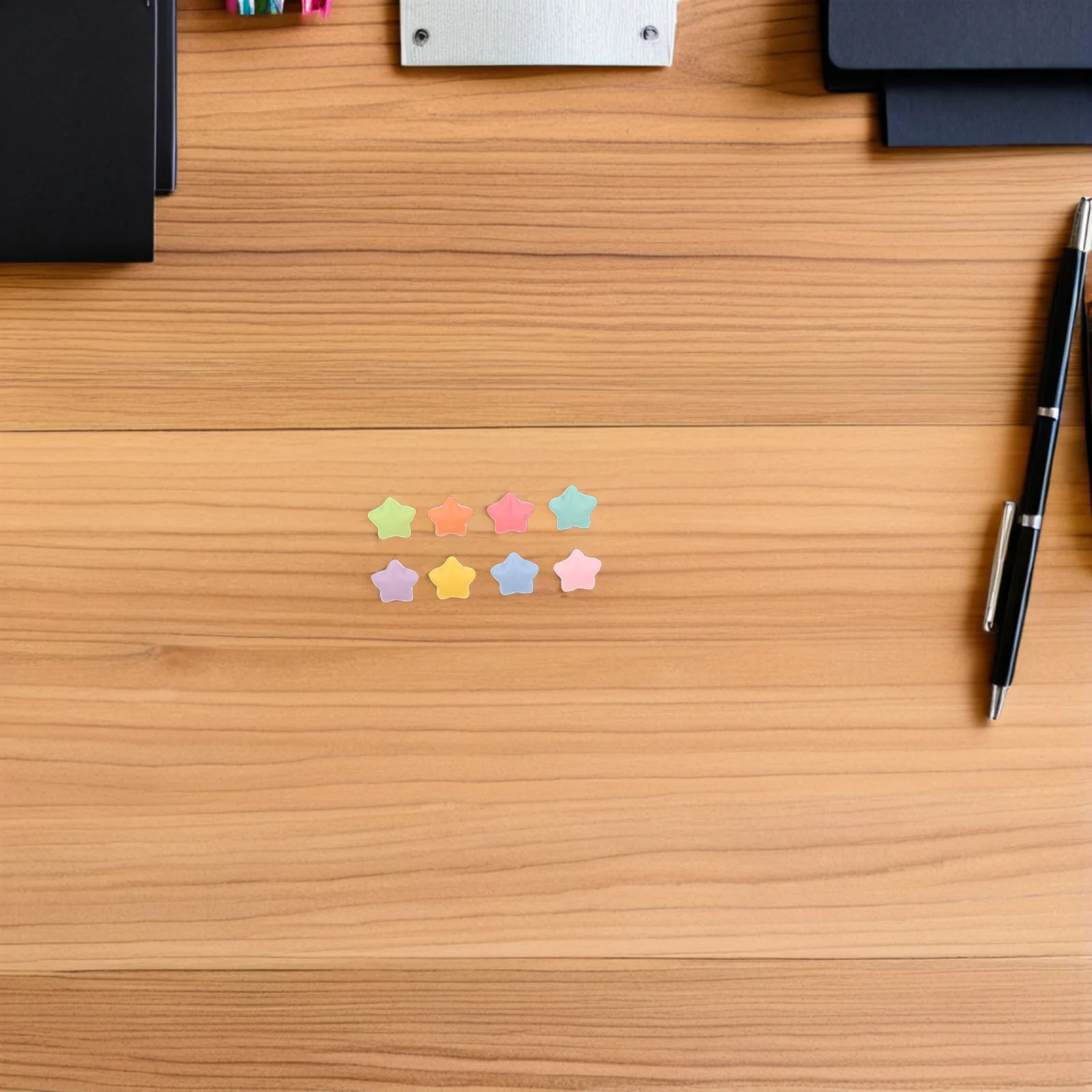 

30Pcs Star Shaped Thumb Tacks Resin Colored Pushpins Flat Head Cork Board Decorative Photo Display Wall Hanging