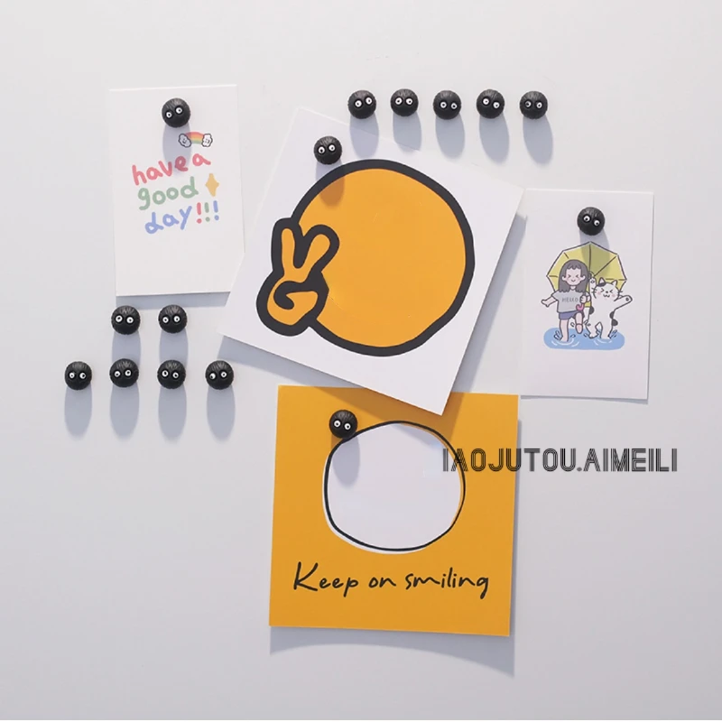 Mini Briquette Refrigerator Magnet Personality Creative Cute Photo Fixed Magnet.