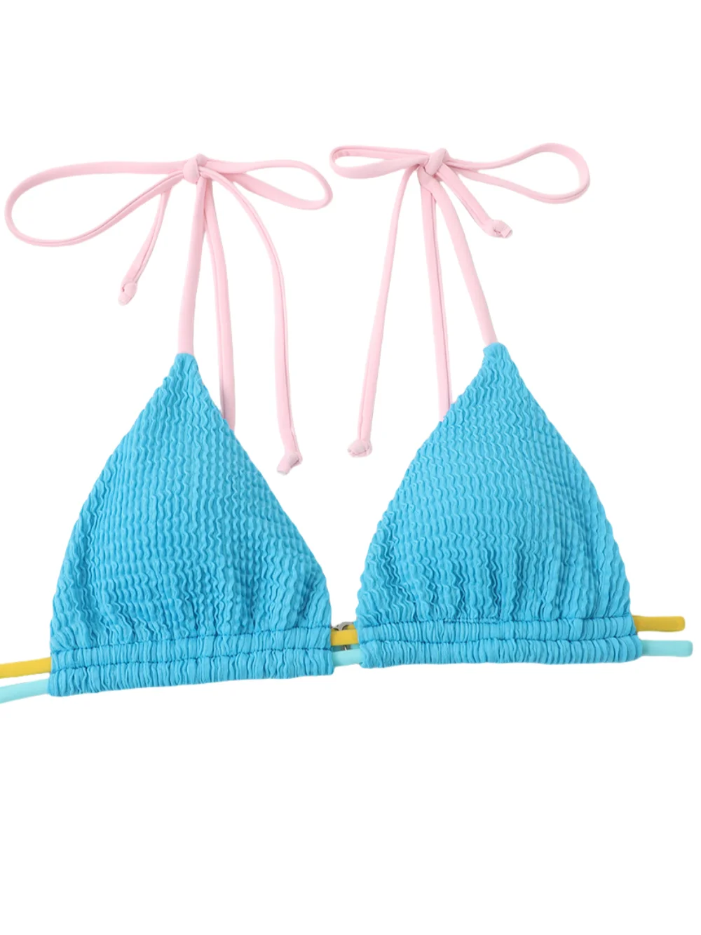 Seksowne czarne bikini zestaw kolorowe paski damski strój kąpielowy letnie słodkie stroje kąpielowe dwuczęściowe stroje kąpielowe wakacyjne stroje kąpielowe strój kąpielowy