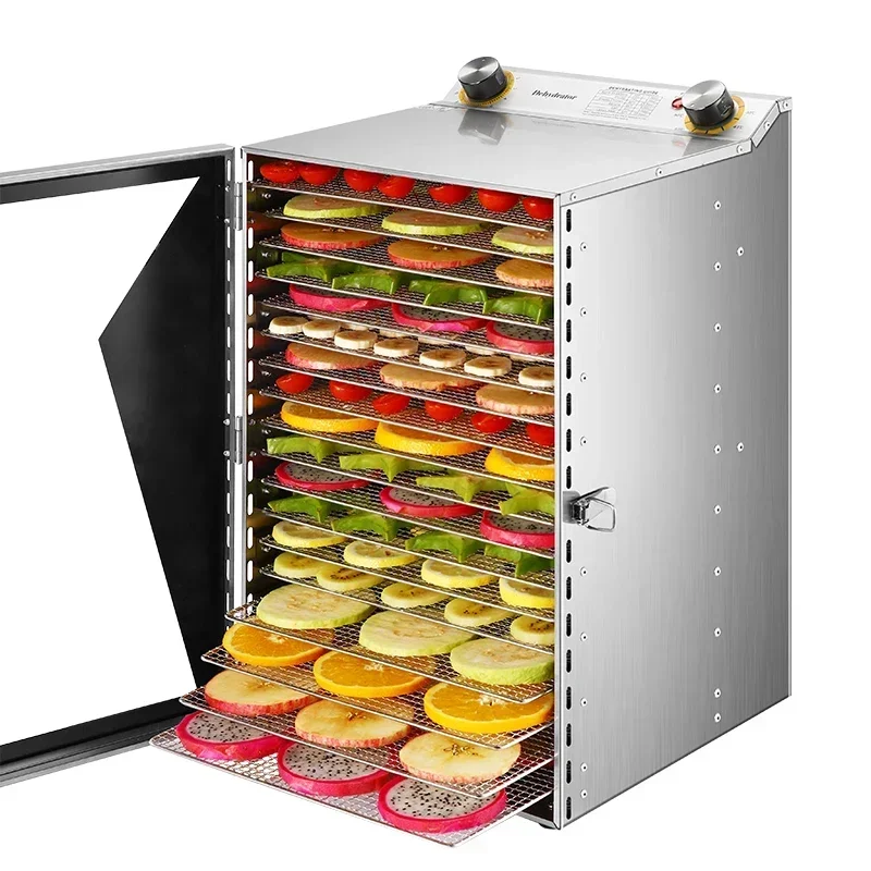 Best  Factory Price Wholesale Industrial Touch screen 18-layer  Food Dehydrator Fruit Dehydrating  Machines