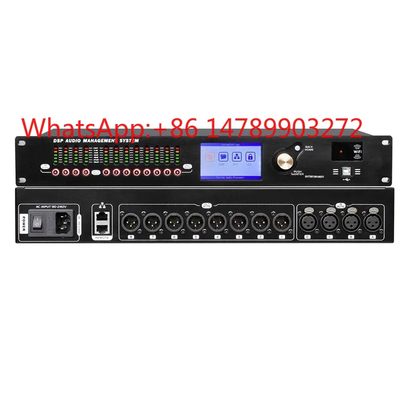 DAP3600 3In6Out WIFI DSP Audio Processor Remote Control for Stage Speaker Sound Effect