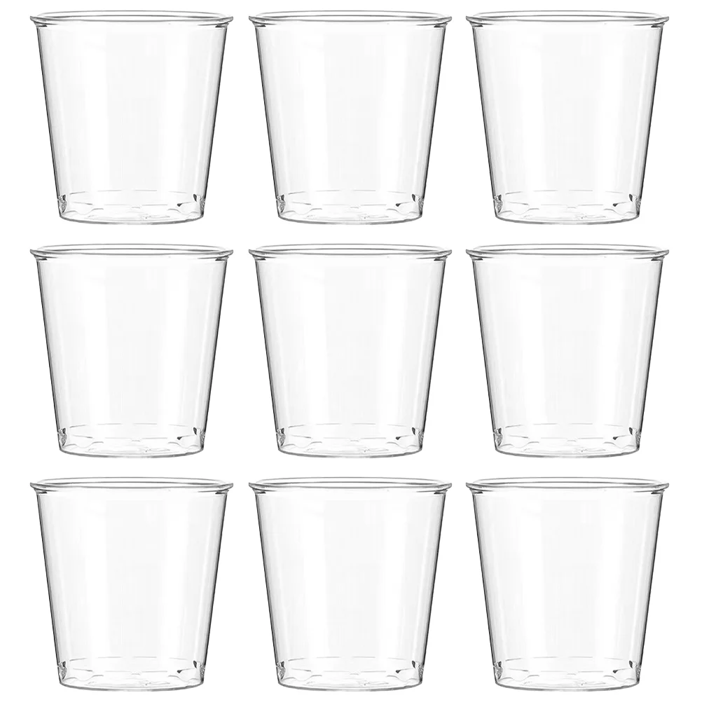 

Disposable Wineglass Clear Cups for Party Decorative Plastic Glasses Multi-use Small Water