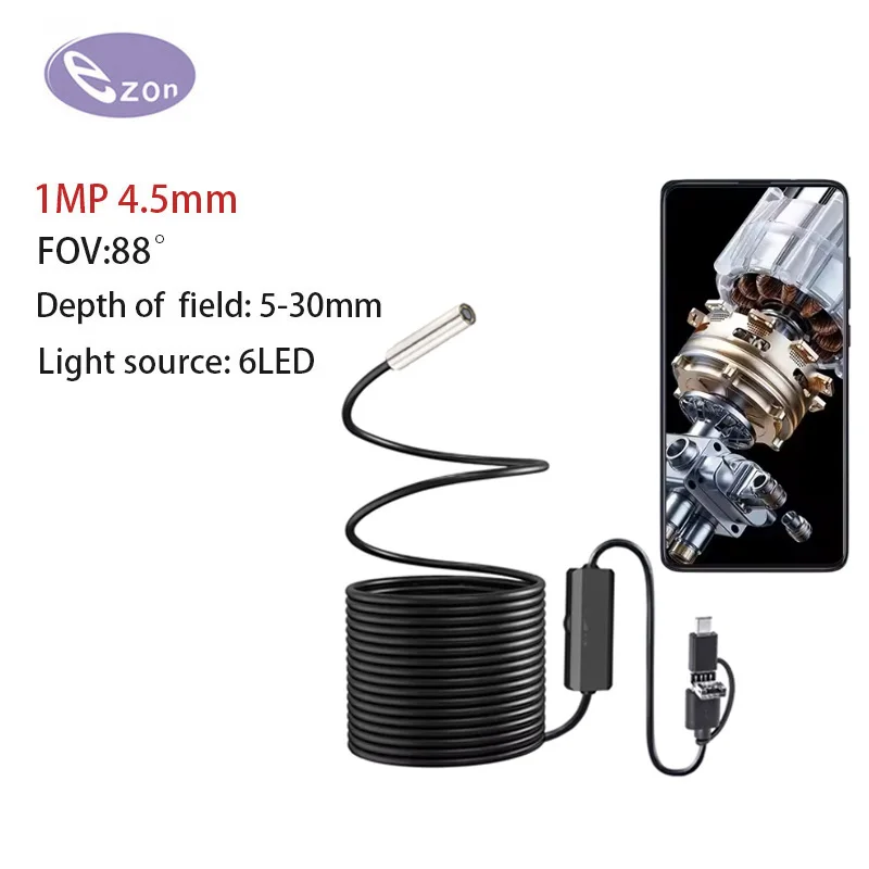 android-type-c-usb-内視鏡カメラ-45mm-ソフトケーブル-ミニカメラ-pc-android携帯用-内視鏡-パイプ内視鏡-検査用