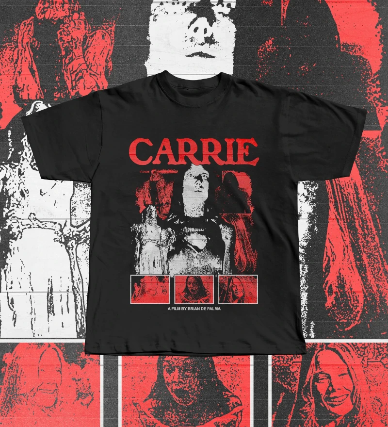 Carrie 1976 Movie T-Shirt - Vintage Stephen King Horror Tee