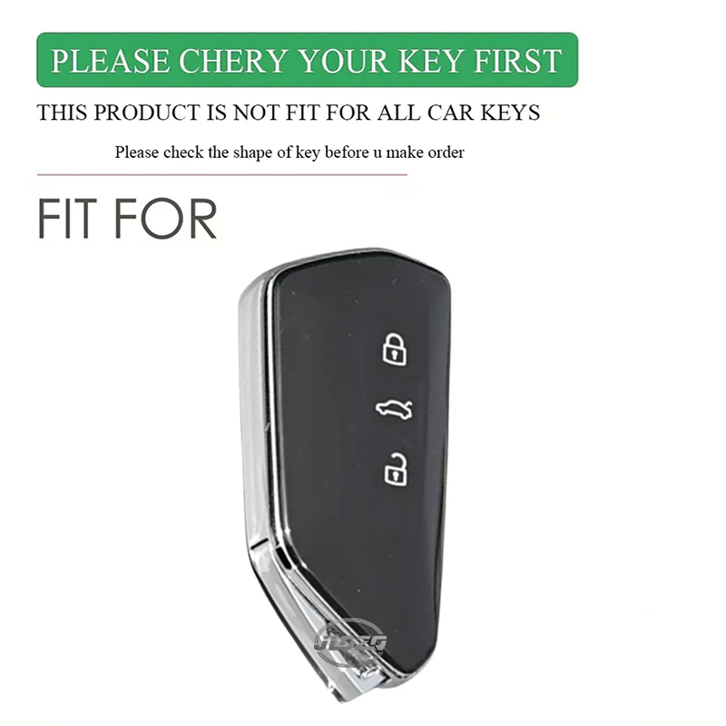 For VW Golf 8 ID-4 GTI 2023 For Seat Leon 2021 5f For Skoda Octavia A8 4 Kodiaq Silicone Car Key Cover Case Holder Accessories