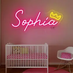 Custom Neon Sign Personalized Name Sign Led Neon Night Light Birthday Gifts Room Bedroom Decoration Wall Wedding LED Neon Sign