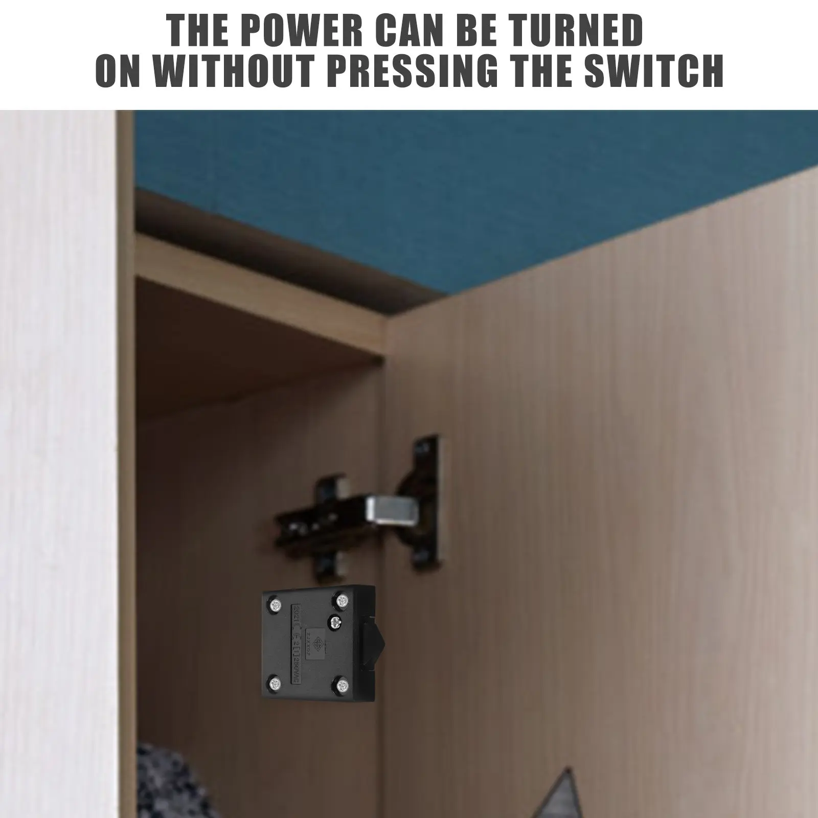 Wardrobe Light Door Switch Automatic On Off Cabinet Closet Switch Durable Easy Installation