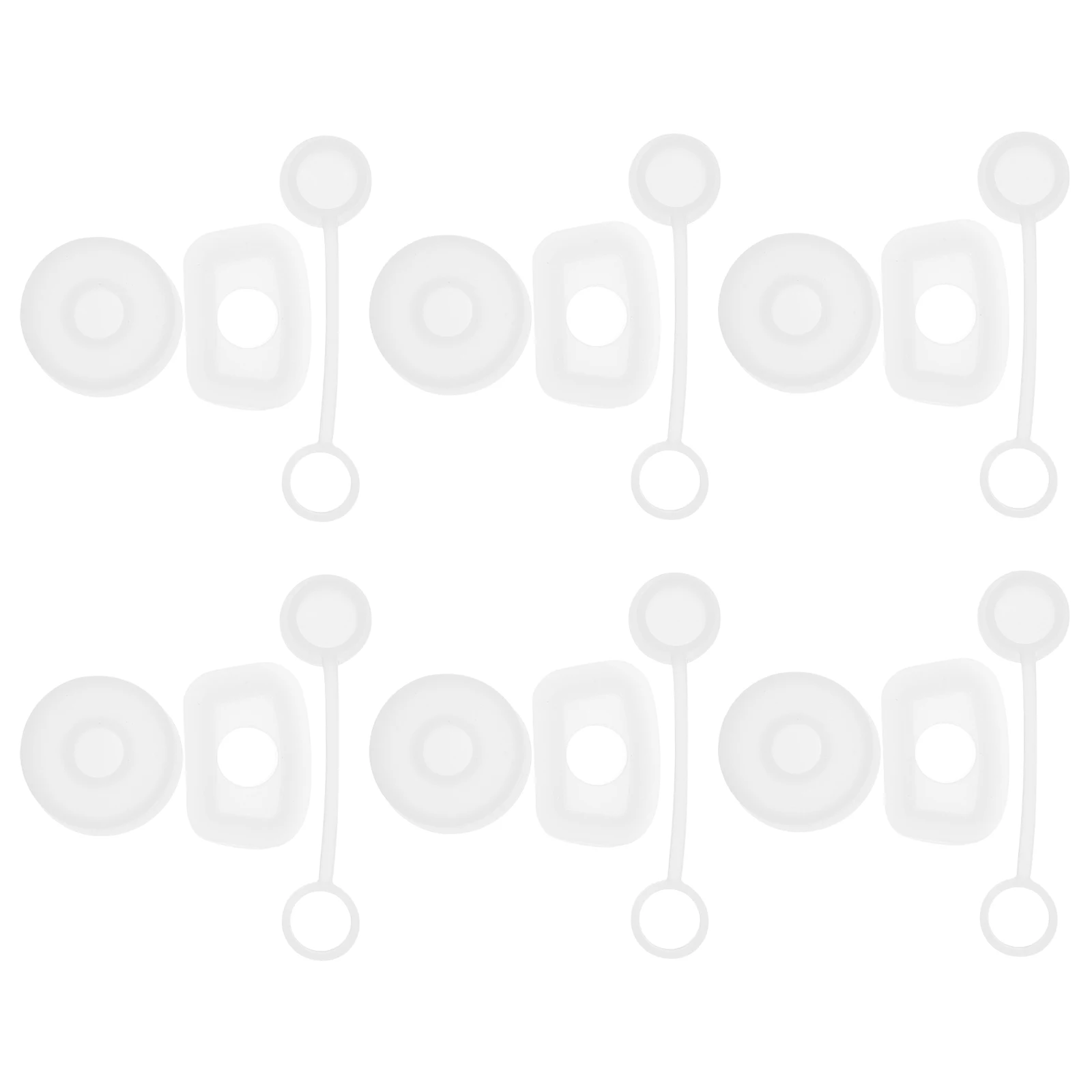 

1 set Spill Proof Stoppers For Belly Bottle Cap Silicone Leak Stopper Replacement Round Accessory Reusable Waterproof Seal