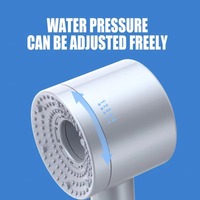 5 Modes Shower Head Set High Pressure One-Key Stop Filter Showerhead Detachable Water Saving Pressurized Shower Head Home Bath