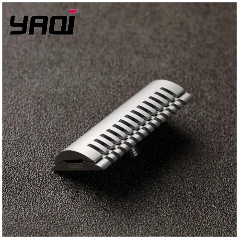Men's Shaving Safety Razor Head Yaqi Mellon Titanium Compatible with Popular Models