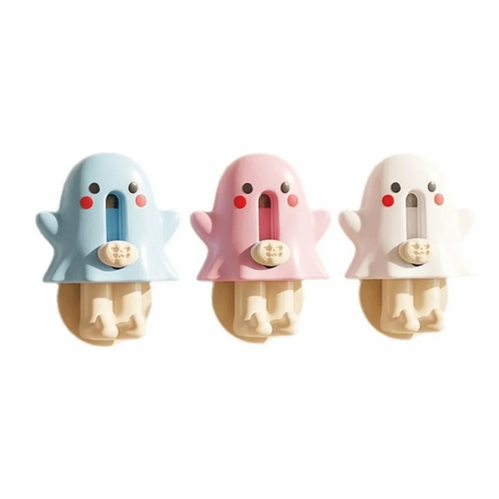 Ghost-shaped Cute Box Hook Cutter Retractable Punch-free Kawaii Box Opener Multifunctional Wall Mounted Adhesive Storage Hook