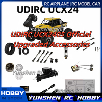 UDIRC UCX2405 Snow Leopard Original Upgraded Parts Metal Wheel Hub Car Shell Electric Installation Pull Rod Suspension Axle