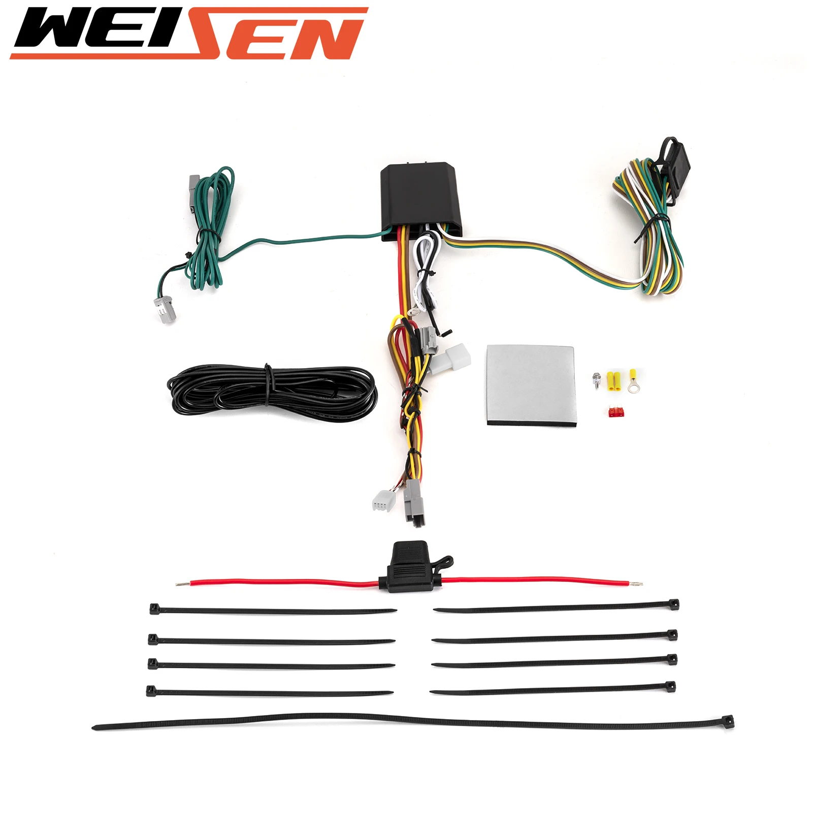 Car 4-Pin Trailer Wiring Harness Connect Trailer Taillight Brake Turn Signal Light for 2011-2020 Toyota 3rd Gen Sienna Van