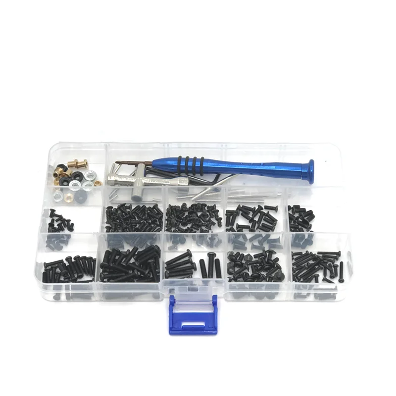 Kit De Tornillos De Acero Para RC WLTOYS 144010 144002 124016 | Juego De Repuesto Con Tuercas Y Bujes – Fácil Instalación