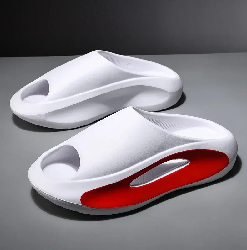 Hochwertige Hausschuhe für Herren und Damen, Eva-Hausschuhe mit weicher Sohle, dicke Sohle, bequeme, stoßdämpfende, leichte Strandschuhe – Detail 20