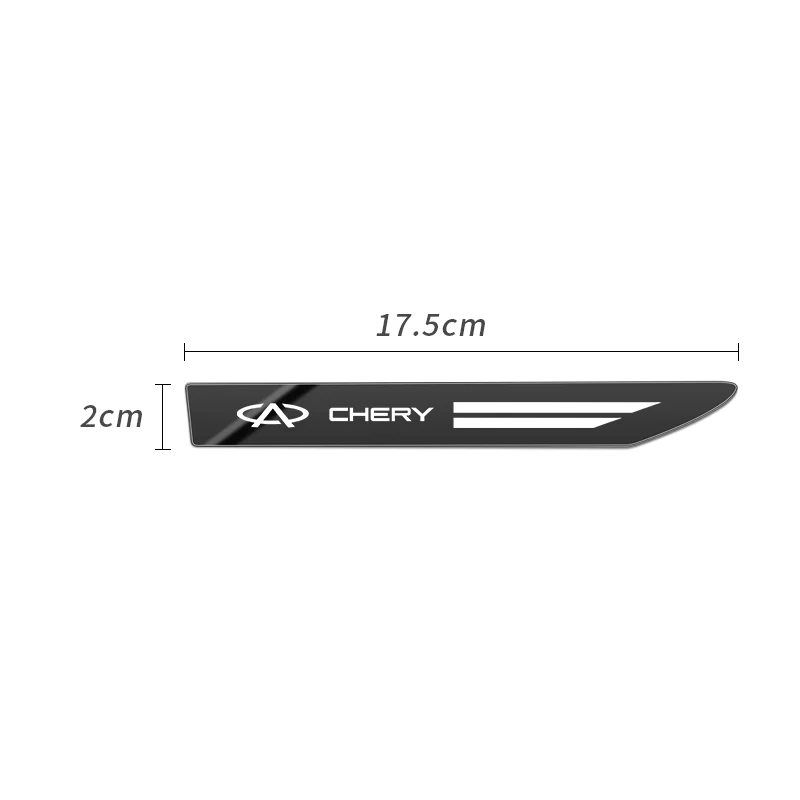 2pcs Side Wing Badge Emblem Fender Sport Car Sticker for Chery TIGGO 3 4 5 7 PRO Car Styling Accessories