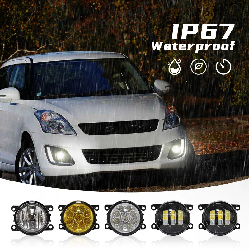 Fog Lights Headlight for Suzuki Jimny Grand Vitara SX4 Ignis Alto V Swift Splash Ertiga Celerio 1998-2015 Fog Lamp Foglights