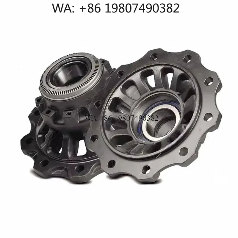 wmwmnu Wheel Hub for SAF 3307303000 Semi-trailer Replacement Part Heavy Duty Trailer Axle Wheel Hub Assembly