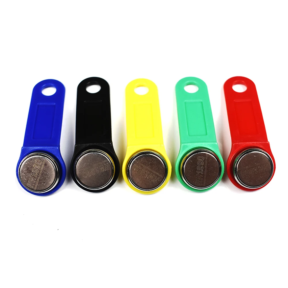 Multicolor 50pcs/lot Rewritable RFID RW1990 iButton TM Touch Memory Clone Duplicate Key Copy Card Sauna Key Optional Color Kit