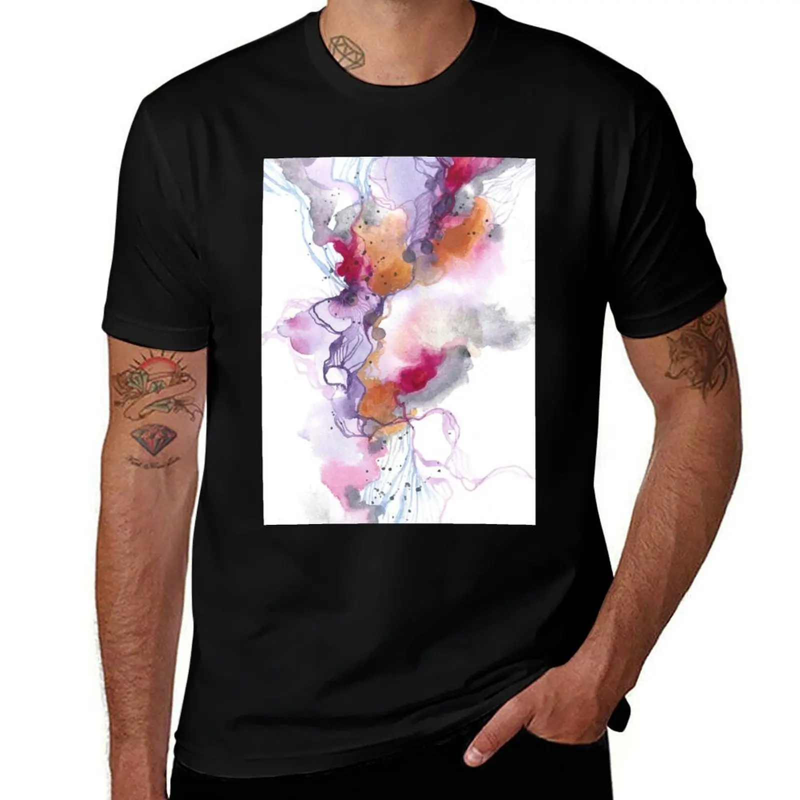 Abstract Flow 02 T-Shirt Lightweight Running T-Shirt