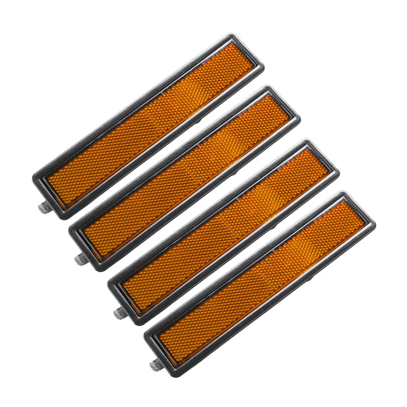 

NEW-4Pcs Car Amber Turn Signal Light Bumper Side Marker Light For-BMW E30 E32 E34 3 Series