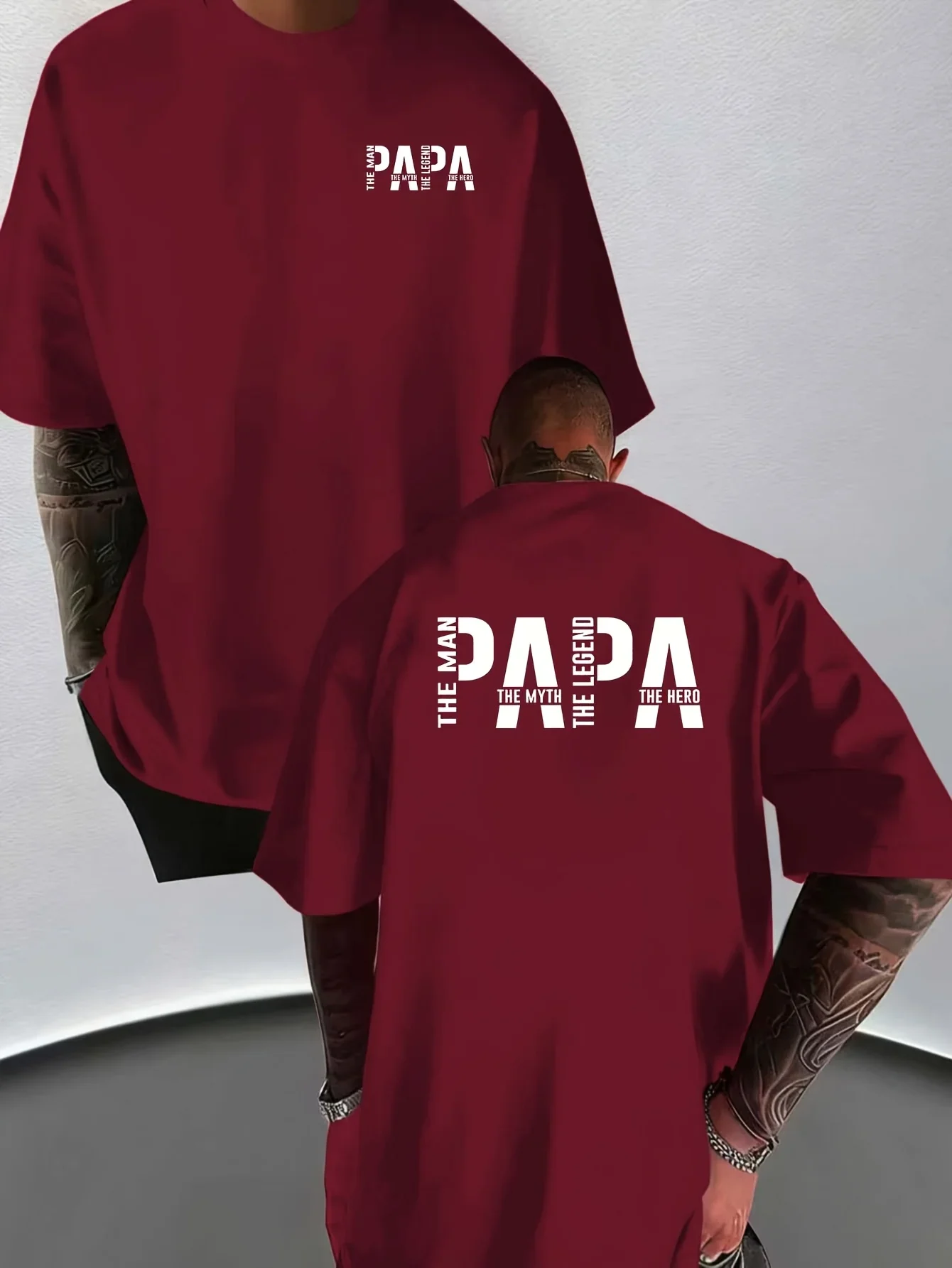 Men's 100% Cotton T-Shirt with 