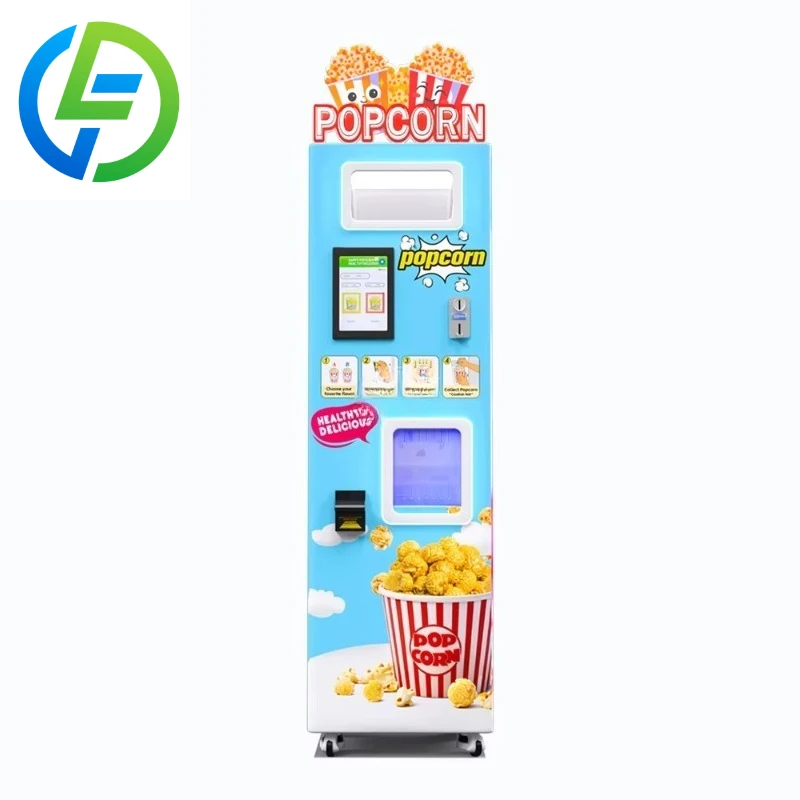 Customized Popular Pop Corn Machine Electric Popcorn Vending Machine Fully Automatic Cinema Machine