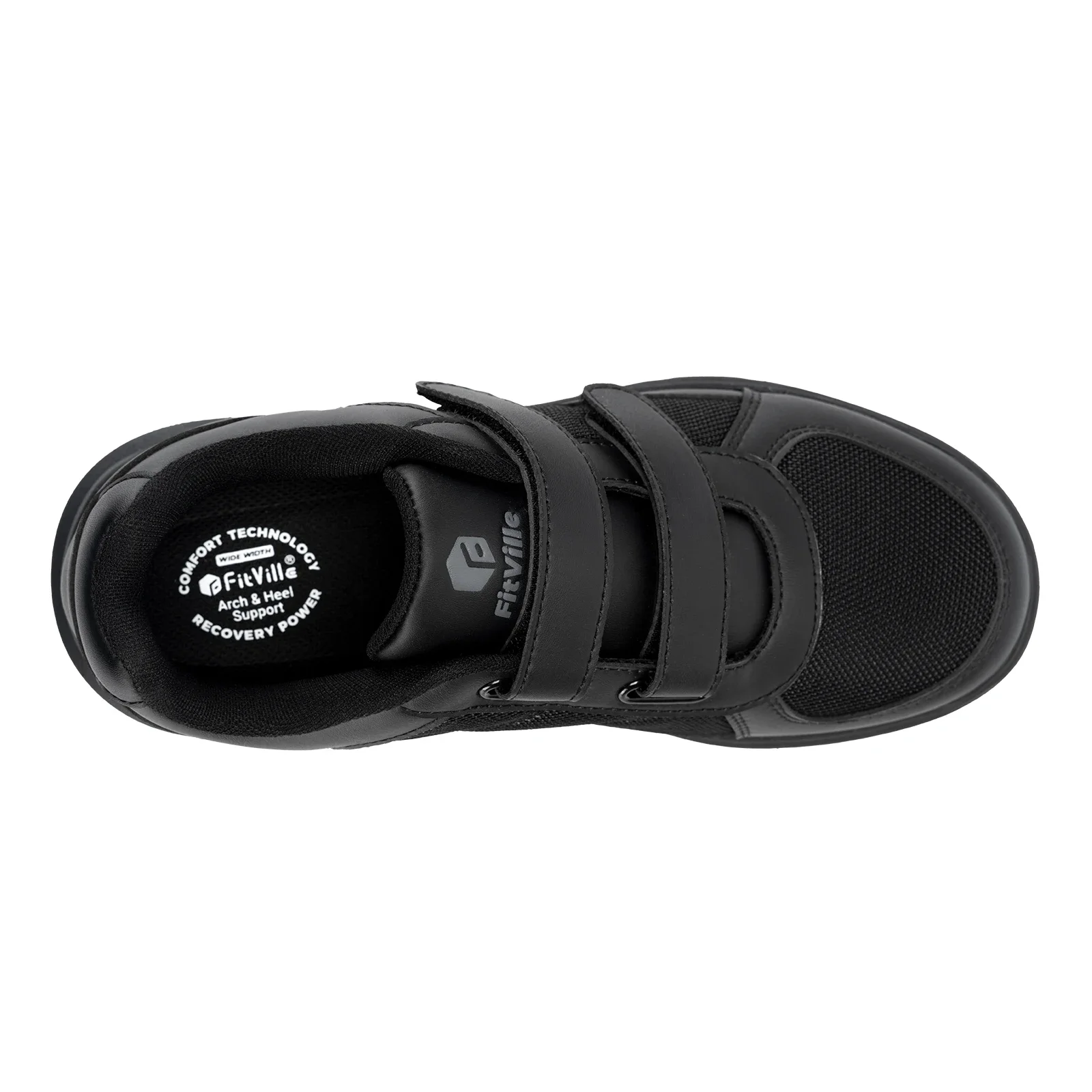 Fitville Herren-Diabetikerschuhe, extra breit, Größe 4E, Freizeitschuh für Senioren, lindert Neuropathie und Schmerzen bei geschwollenen Füßen, mit Fußgewölbestütze. – Detail 23