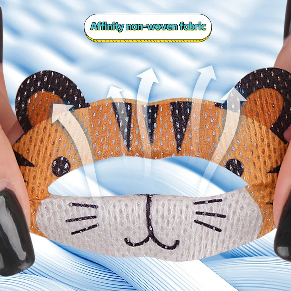 30 قطعة ملصقات الكرتون مكافحة الشخير للأطفال ليلة النوم الشفاه الأنف التنفس تحسين التصحيح الفم تصحيح ملصق الشريط