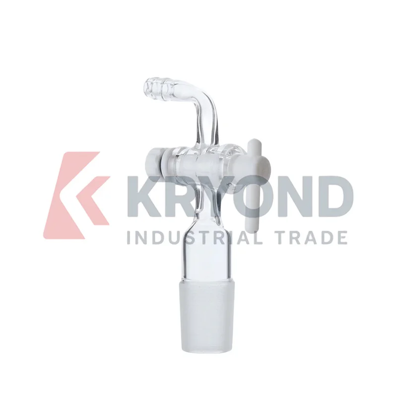 Generic PTFE Three Way Stopcock Connector T Shaped Lab Adapter PTFE Valve Tetrafluoroethylene Flow Control Joint Labware 1PCS