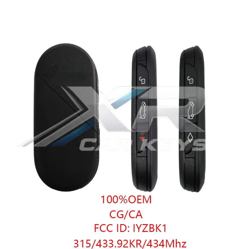 OEM Original Smart Remote Car Key Fob 315/433.92/434MHz CA/CG ID49 Chip for BMW Fit ForMini Cooper 2024+ FCC ID IYZBK1 2701A-BK1
