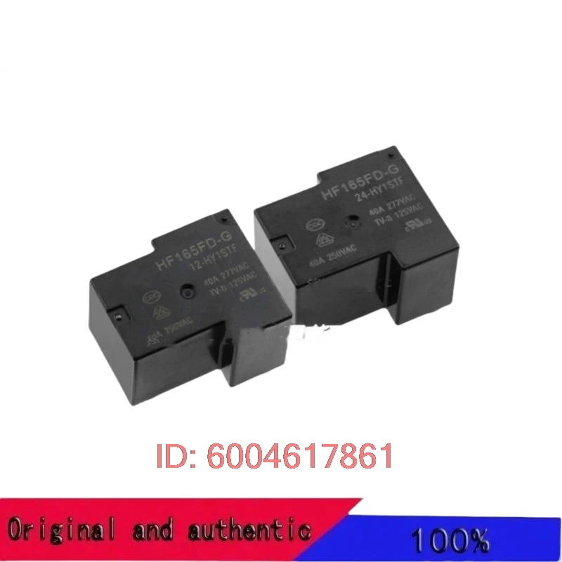 2 PCS Relé de Alta Potência HF165FD HF165FD-G/5-HY1STF HF165FD-G-12-HY1STF HF165FD-G-24-HY1STF HY1STF DC 5V 12V 24V 4 Pinos