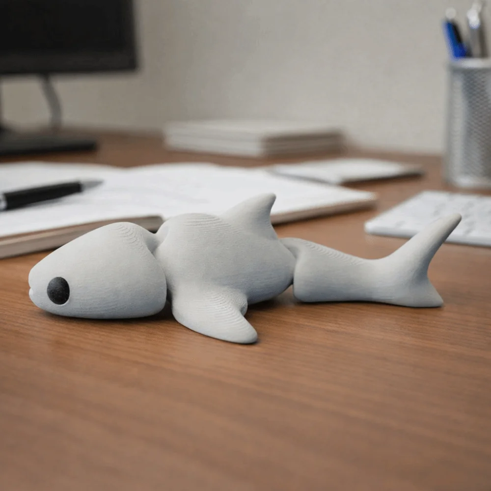 

Creative Flexible 3D Printed Animal Joint Mini Multi-Joint Movable Simulation Animal Unique Dolphin Ornament Home Decoration