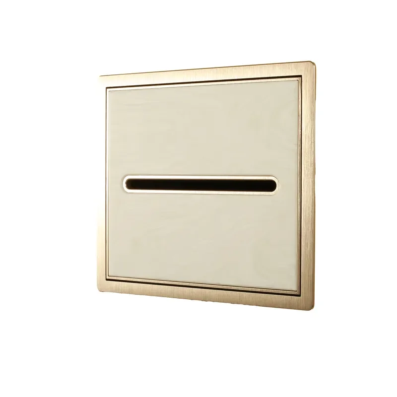Modern Recessed Tissue Box Niche Bathroom Decorative Embedded Storage Paper Cabinet