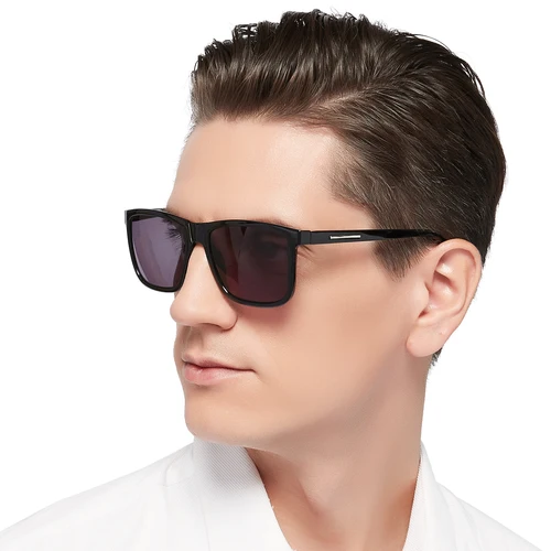 Imagen 2 del producto Gafas de lectura cuadradas grandes para hombre, lentes ópticas con montura para hipermetropía, lectores grandes + 1 + 1,5