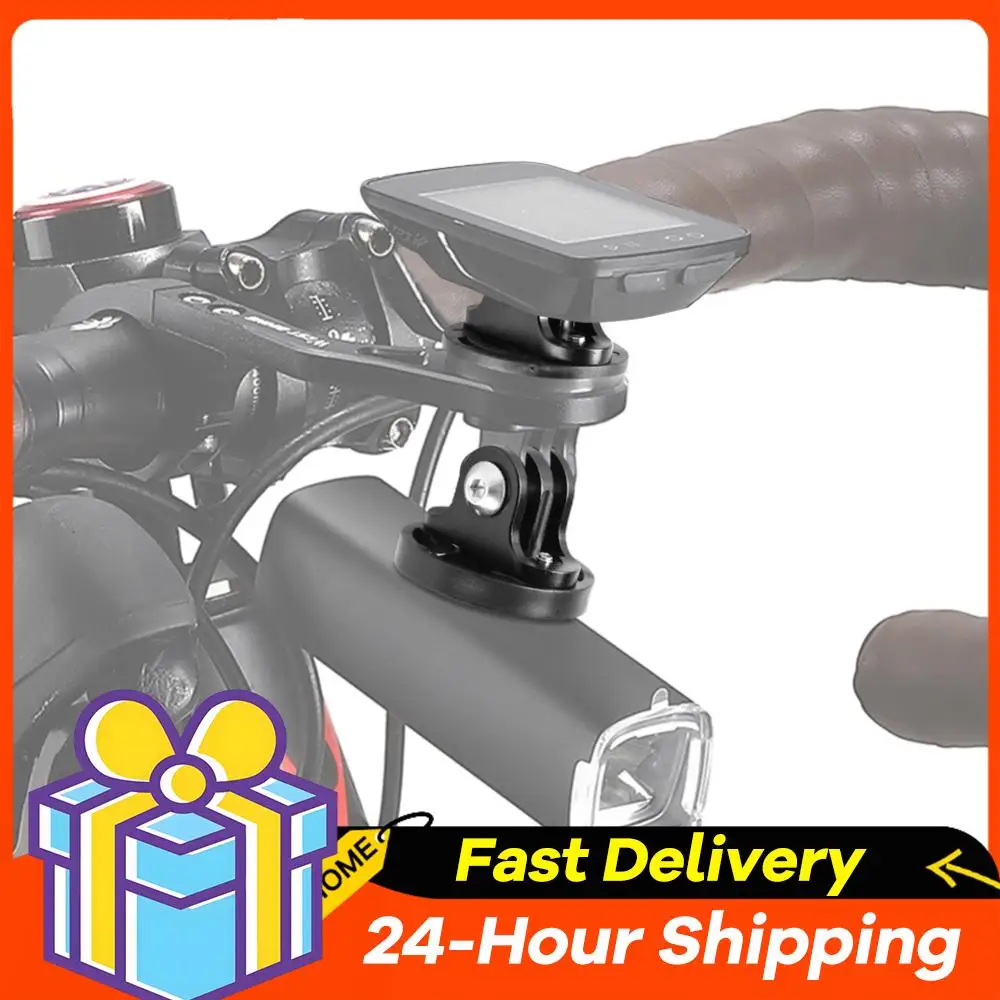 حامل كاميرا الدراجة، محول دعامة تثبيت ثابت للكمبيوتر، محول كاميرا من سبائك الألومنيوم لواجهة Garmin Edge