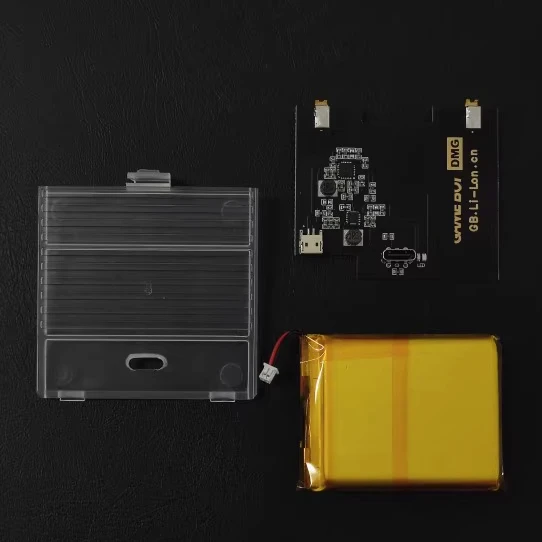 2500mAh Rechargeable Lithium Battery for GameBoy DMG GB Charging Module Support High Brightness