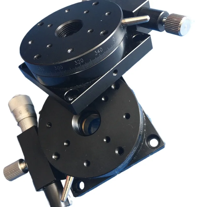 R-axis 360 degree rotating platform RSP RPG38/60/85110 manual angle indexing disc fine adjustment moving slide table