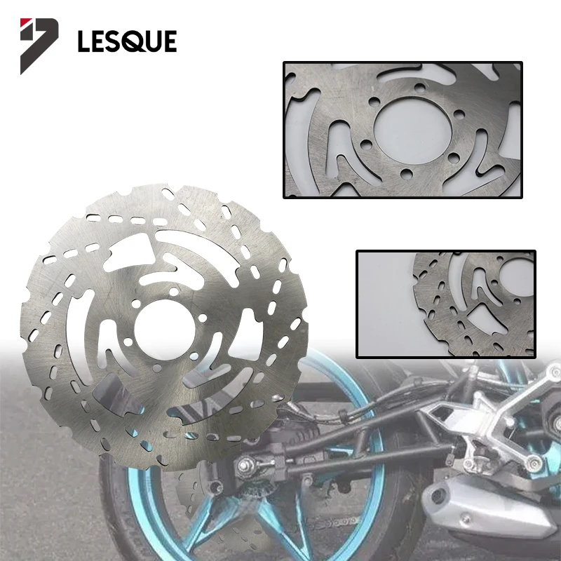 LESQUE Pit Dirt Bike 180mm Disc Brake Rotor Stainless Steel Bikes Disk Brake Plate for Most Bicycle Off Road Motorcycle Scooter