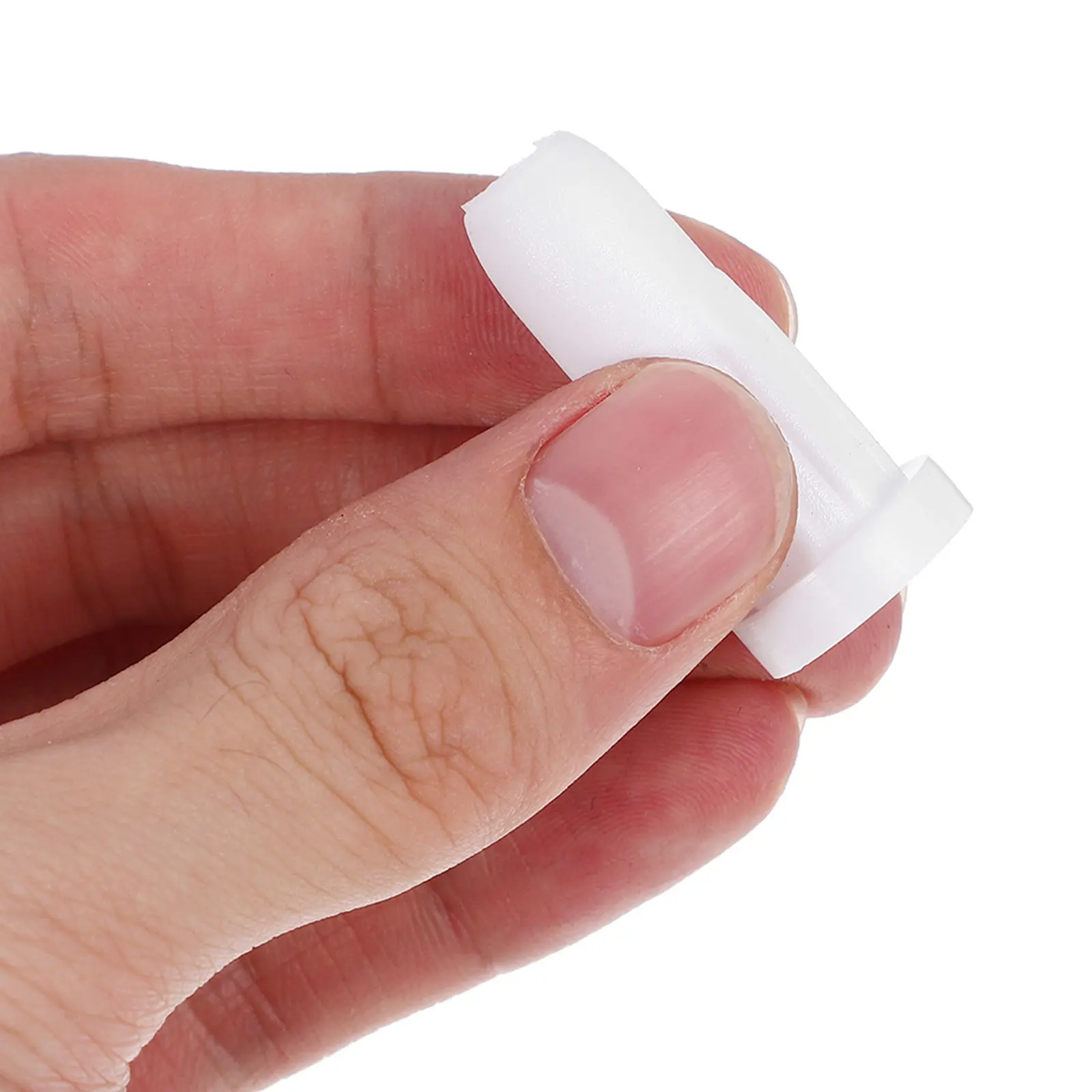 50Pcs Baby Crib Wheel Accessories Plastic Chair Stem Socket 33x16mm White Caster Sleeve Inserts Furniture Socket Replacement
