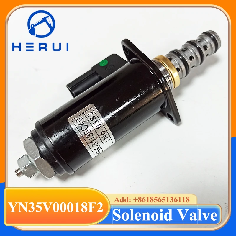 

High Quality Solenoid Valve YN35V00018F2 KDRDE5K-31/30C40-111 for SK200-5 SK120-5