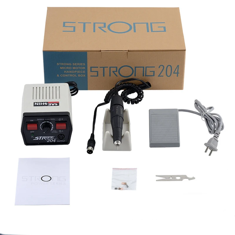 

Стоматологическая лабораторная электрическая полировальная ручка с микромотором, 35000 об/мин, 204 + 102 л, стоматологическая машина, шлифовальная машина, новая стоматологическая полировальная машина