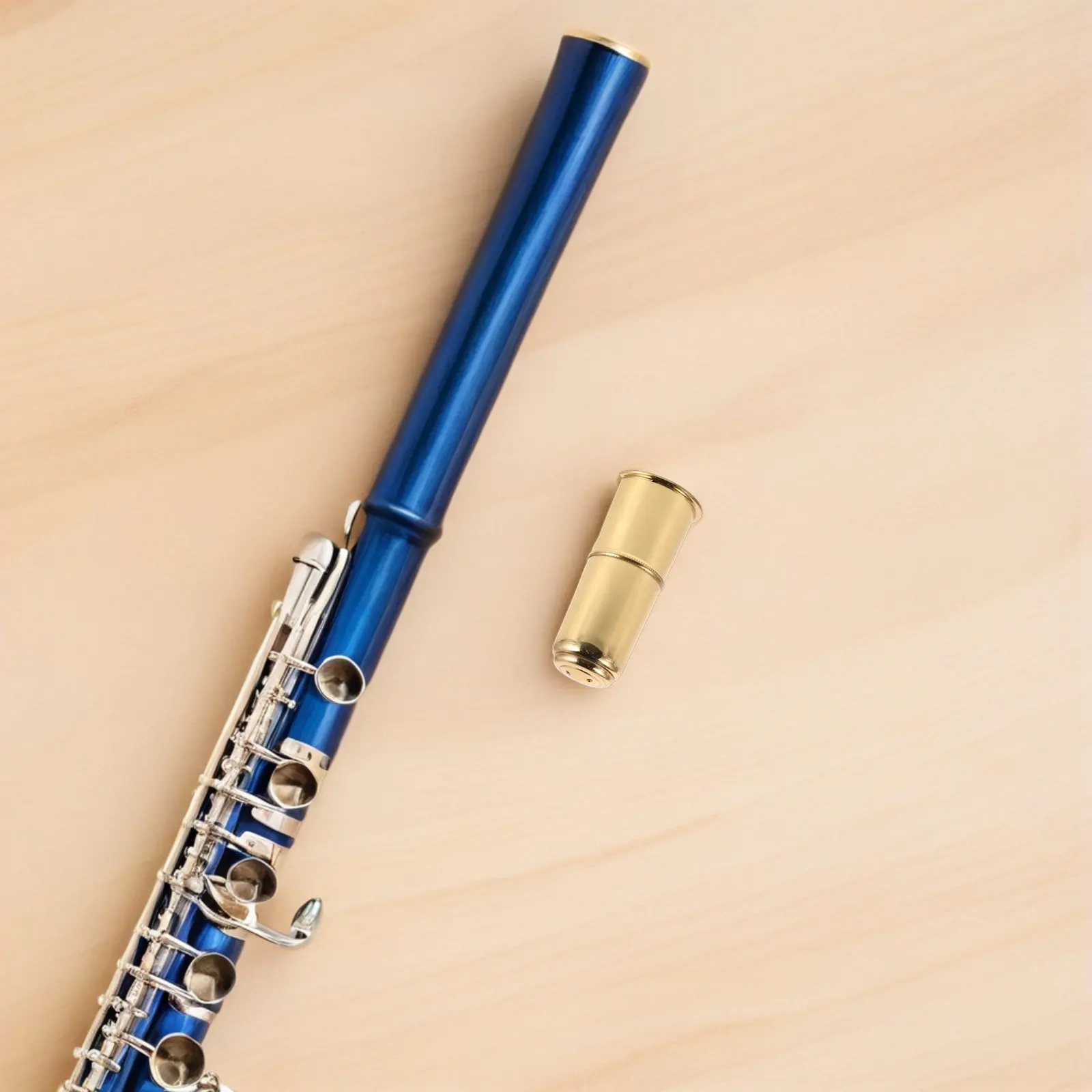 2Pcs Clarinet Mouthpiece Cap Protective Cover Shock Absorption Mouthpiece Case for Clarinet Alto Saxophone Wind Instrument