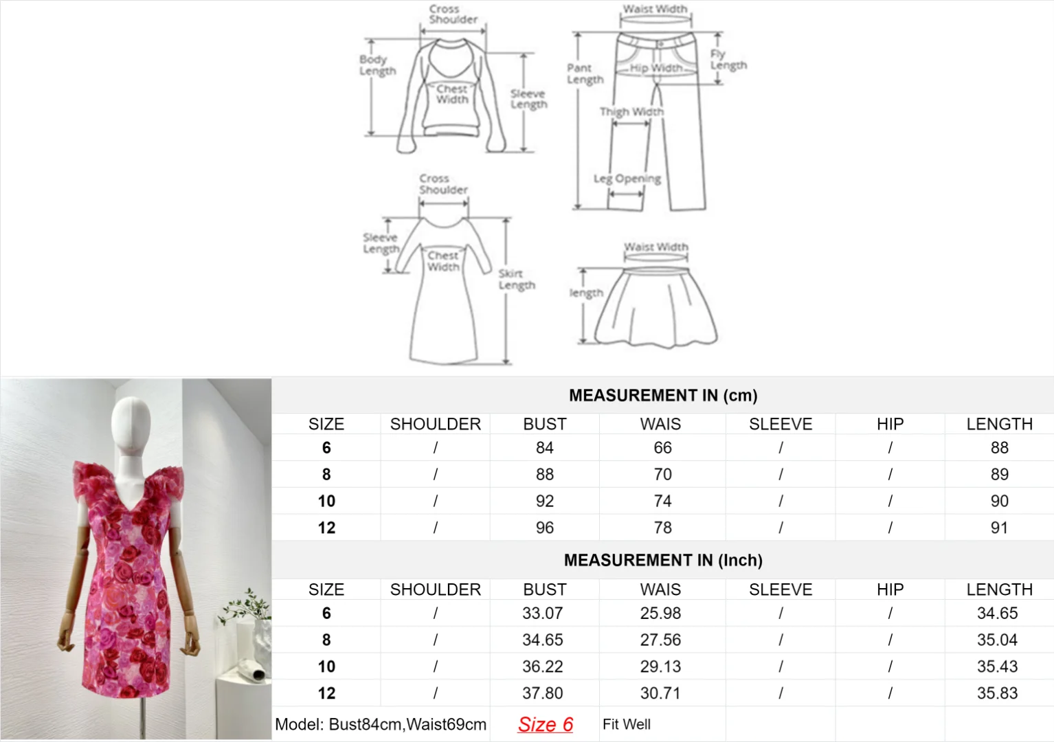 Rose Rode 2024 Vrouwen Romantische Collectie Bloemenprint Hoge Kwaliteit Ruches Diepe V-Hals Mouwloze Halter Zwarte Zomer Mini Jurk