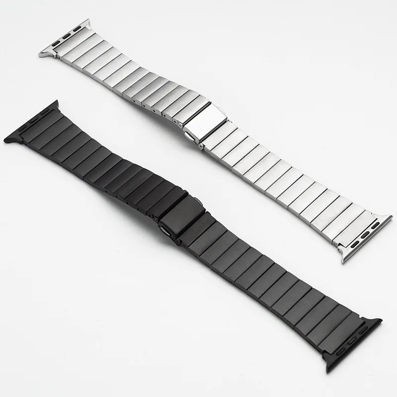 Ремешок из нержавеющей стали для Apple Watch Band S10 46 мм 9 8 7 6 SE 5 4 Металлический браслет iWatch Ultra 2 49 мм 44 38 40 мм 45 41 мм