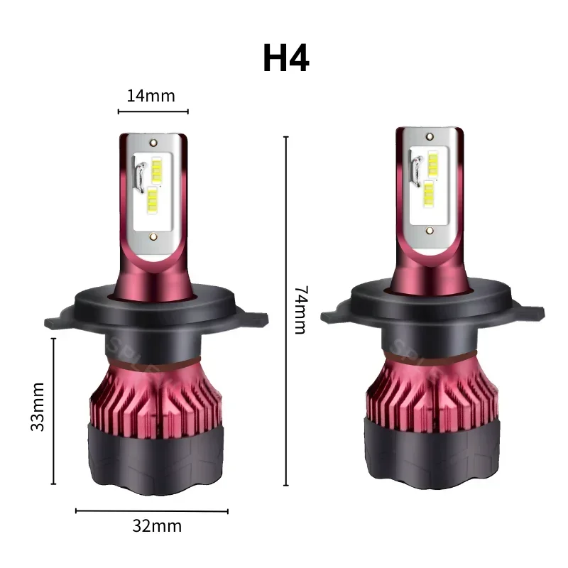 9003/H4 LED High Low Beam Bulbs CSP Chips For Vauxhall Agila MK1/A 2000 2001 2002 2003 2004 2005 2006 2007 Car Headlight Bulbs